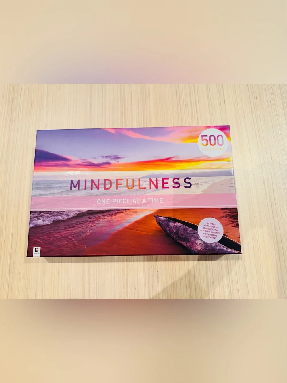 Set of 2 Beautiful and Relaxing Mindfulness 500 Piece Puzzles